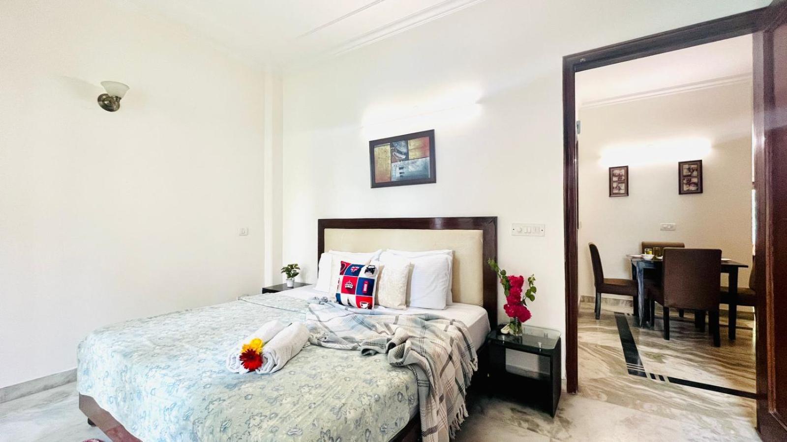 Olive Serviced Apartments - Defence Colony New Delhi Værelse billede