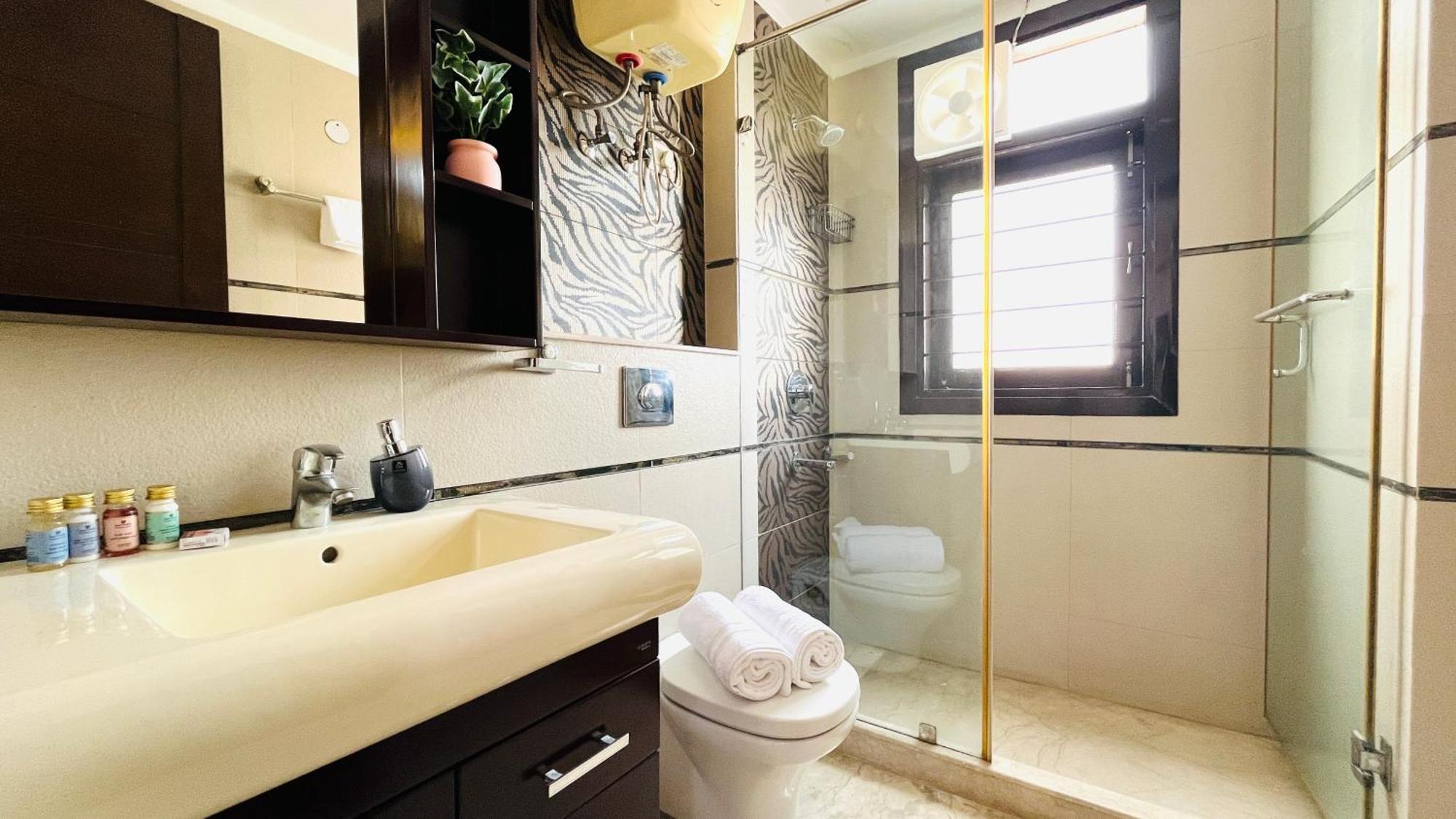 Olive Serviced Apartments - Defence Colony New Delhi Værelse billede