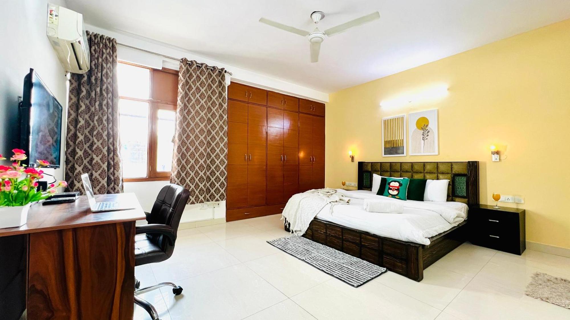 Olive Serviced Apartments - Defence Colony New Delhi Værelse billede